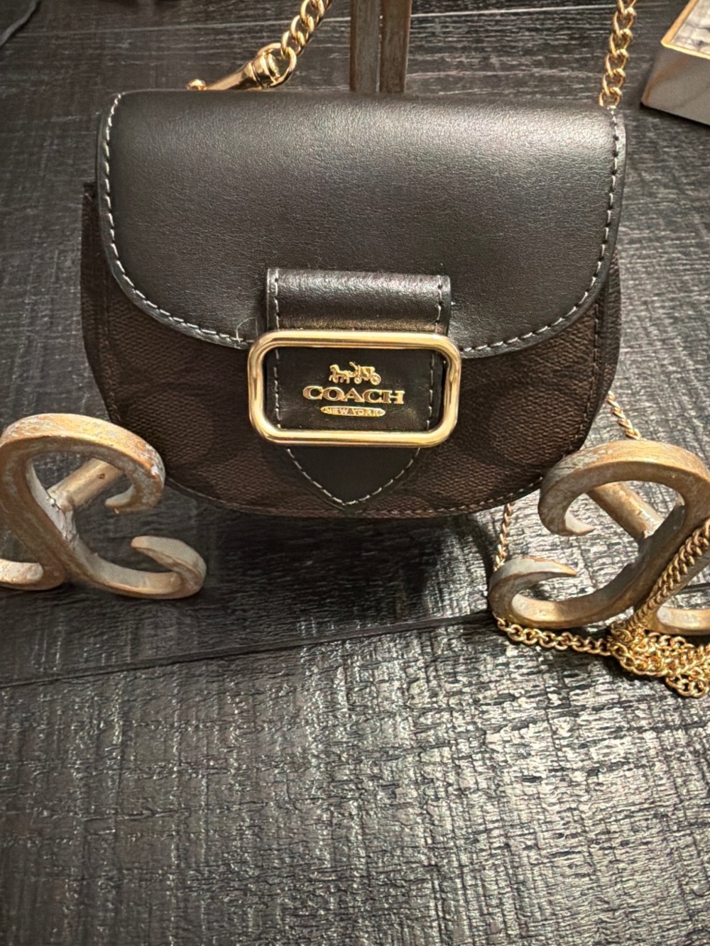 Coach mini crossbody NWT